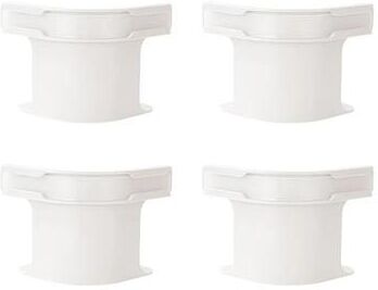 Uplift Essentials Heavy Duty Bed Sheet Corner Tightener Clips (4 Piece Set) white