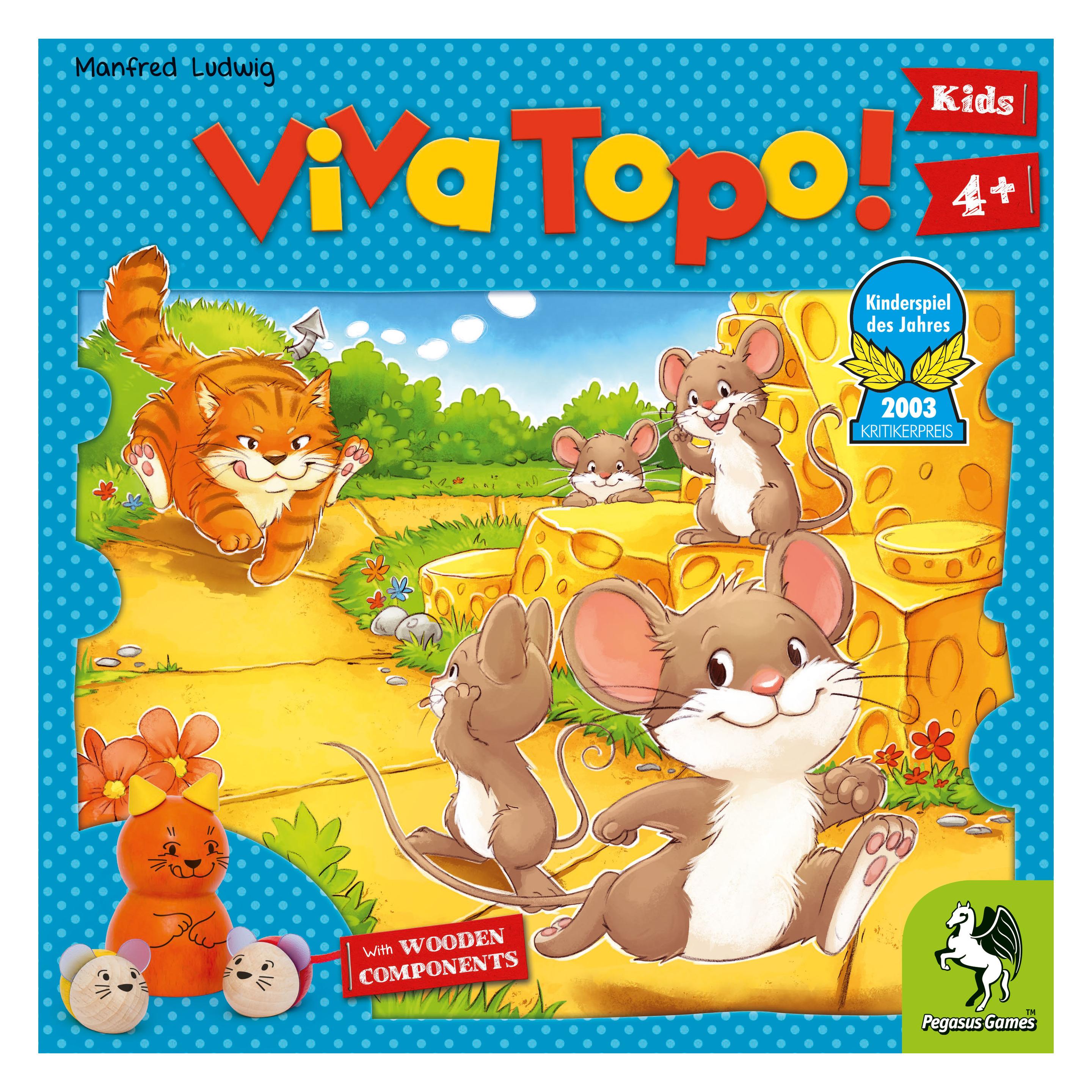 Pegasus 66003E - Viva Topo English Edition GB (Englisch, 2 - 4 Spieler) (66003E)