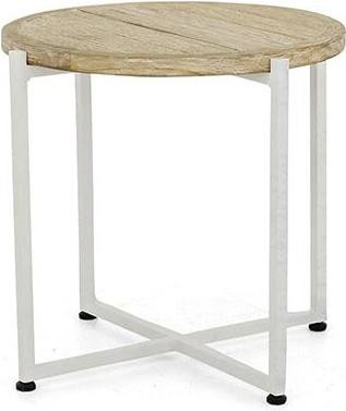 AppleBee Milou Bijzettafel van Teak, Diameter: 34 cm