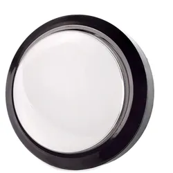 Massive Arcade Button, 100mm, beleuchtet (LED 12V DC) - Farbe: weiß