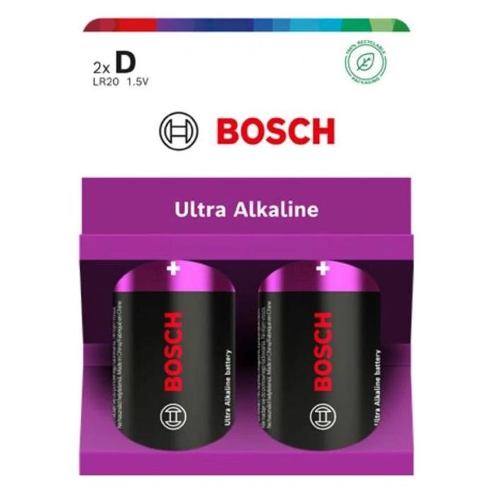 GP Batteries BOSCH BATTERIE 2 STÜCK D ULTRA ALKALINE LR20UA2B/00 (2 Stk., D) (8594162800117)