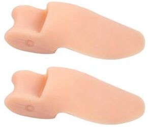 Youfap Market Bunion Relief Toe Corrector Set Soft Night Splint For Big Toe Alignment beige