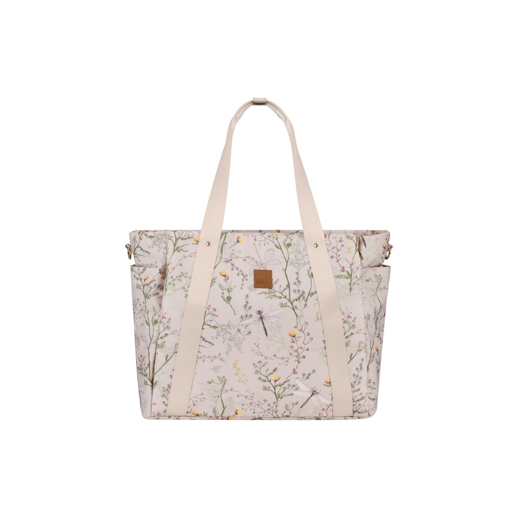 Kikkaboo Wickeltasche Florence Wickelunterlage, Reißverschluss, Flaschentaschen beige