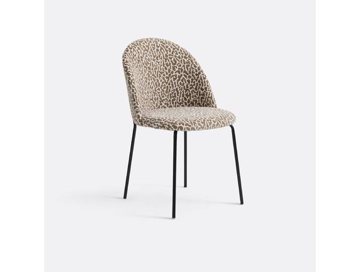 LA REDOUTE Chaise en bouclette motif léopard, NORDIE