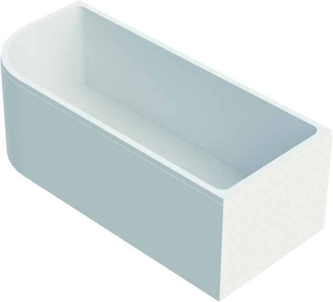 Schedel Wannenträger SW11142 170x75cm, 1 Rundung links, Höhe 60cm