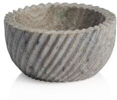 Zodax Mulhouse Spiraled Marble Serving Bowl