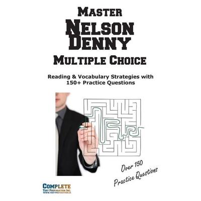Nelson Denny Multiple Choice Mastery, Taschenbuch von Complete Test Preparation Inc., Complete Test Preparation Inc., 978-1-77245-543-4