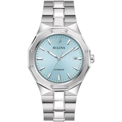 Bulova 96B462 Herren-Armbanduhr Automatik Classic Stahl/Hellblau