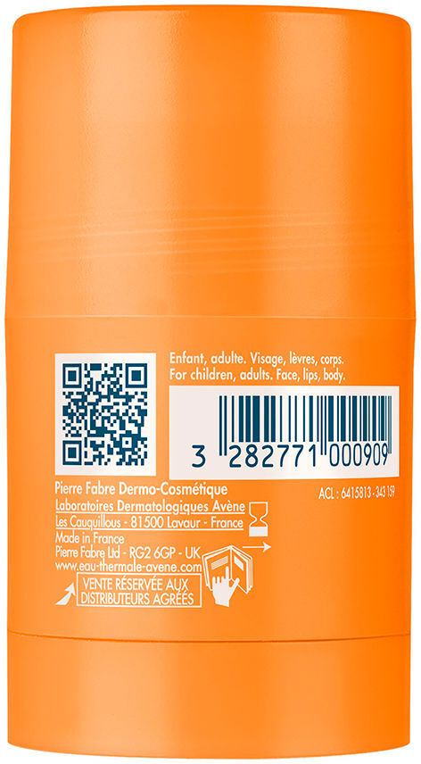 Avène Bâtonnet solaire Ultra invisible SPF50 20 g