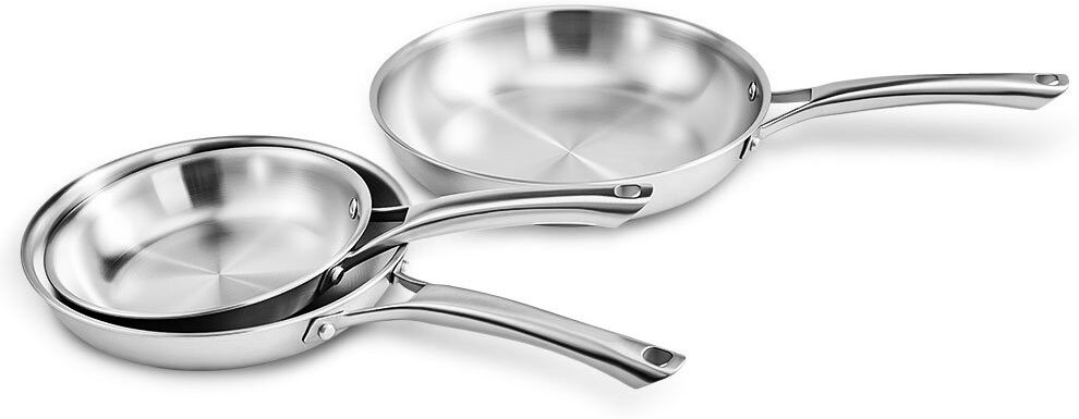 Winado 3 - Piece Non-Stick Stainless Steel Cookware Set Stainless Steel 3