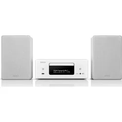 Denon CEOL N12 DAB (CD Player, Multiroom, Spotify Connect, 2x 65 W), Stereoanlage, Weiss