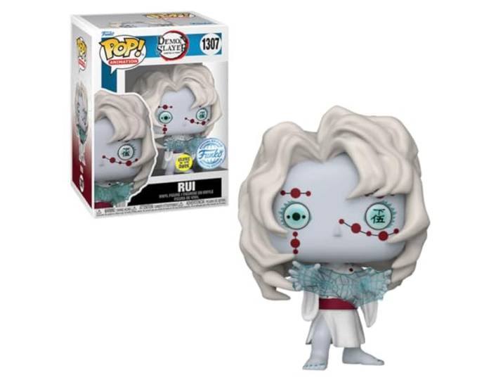 Funko pop Demon Slayer Rui Glow-in-The-Dark Gamestop Exclusief Vinyl Figuur