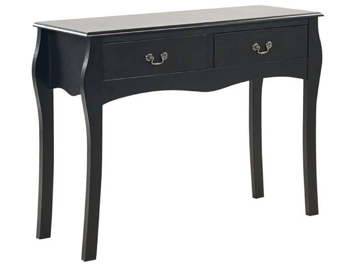 Beliani - Console noire de 2 tiroirs KLAWOCK