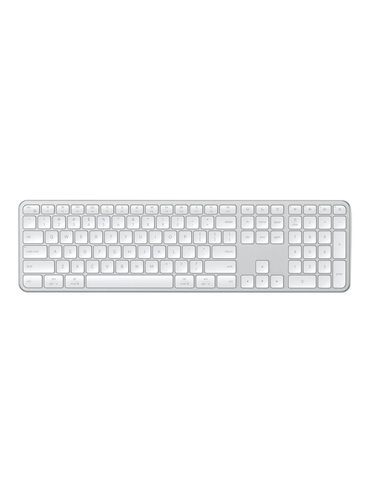 Satechi EX3 Slim - Tastatur - Englisch (US) - Silber
