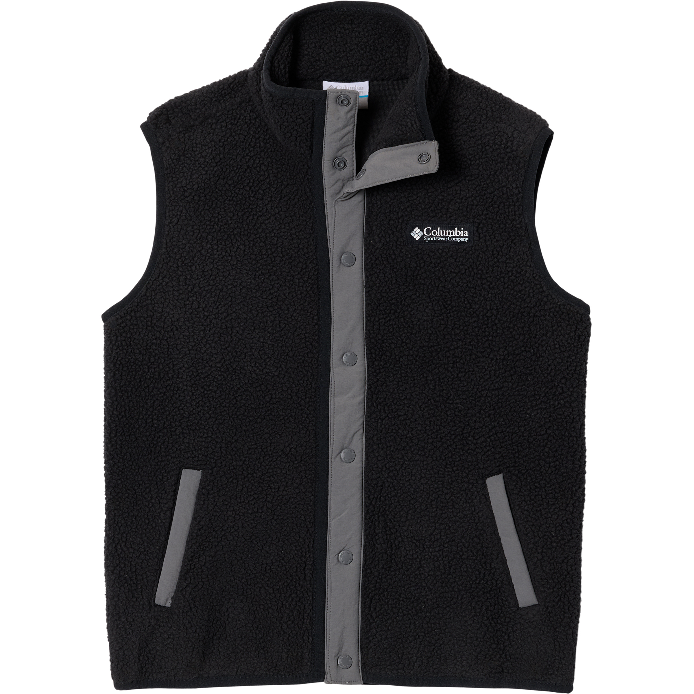 Columbia Helvetia Weste Kinder Fleecewesten schwarz Größe 132 Trekking Schnell trocknend