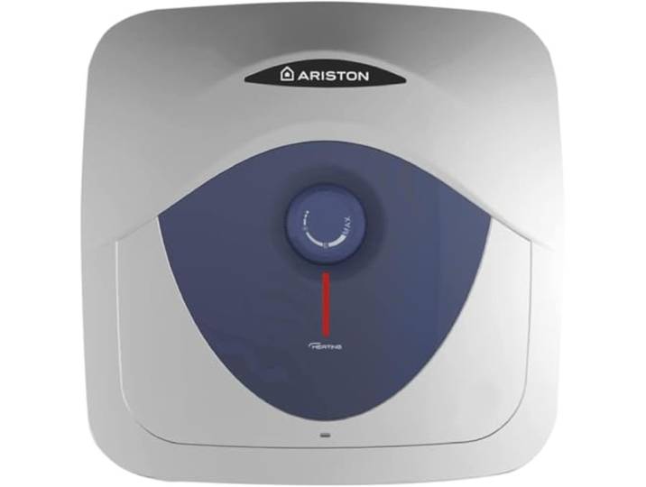 Ariston Blu Evo RS Elektrische Thermoskanne, 10 Liter, niedriger Stromverbrauch, leistungsstark, vertikal, mit kleiner Größe, 27,6 x 36 x 36 cm, hergestellt für Installation in Spanien