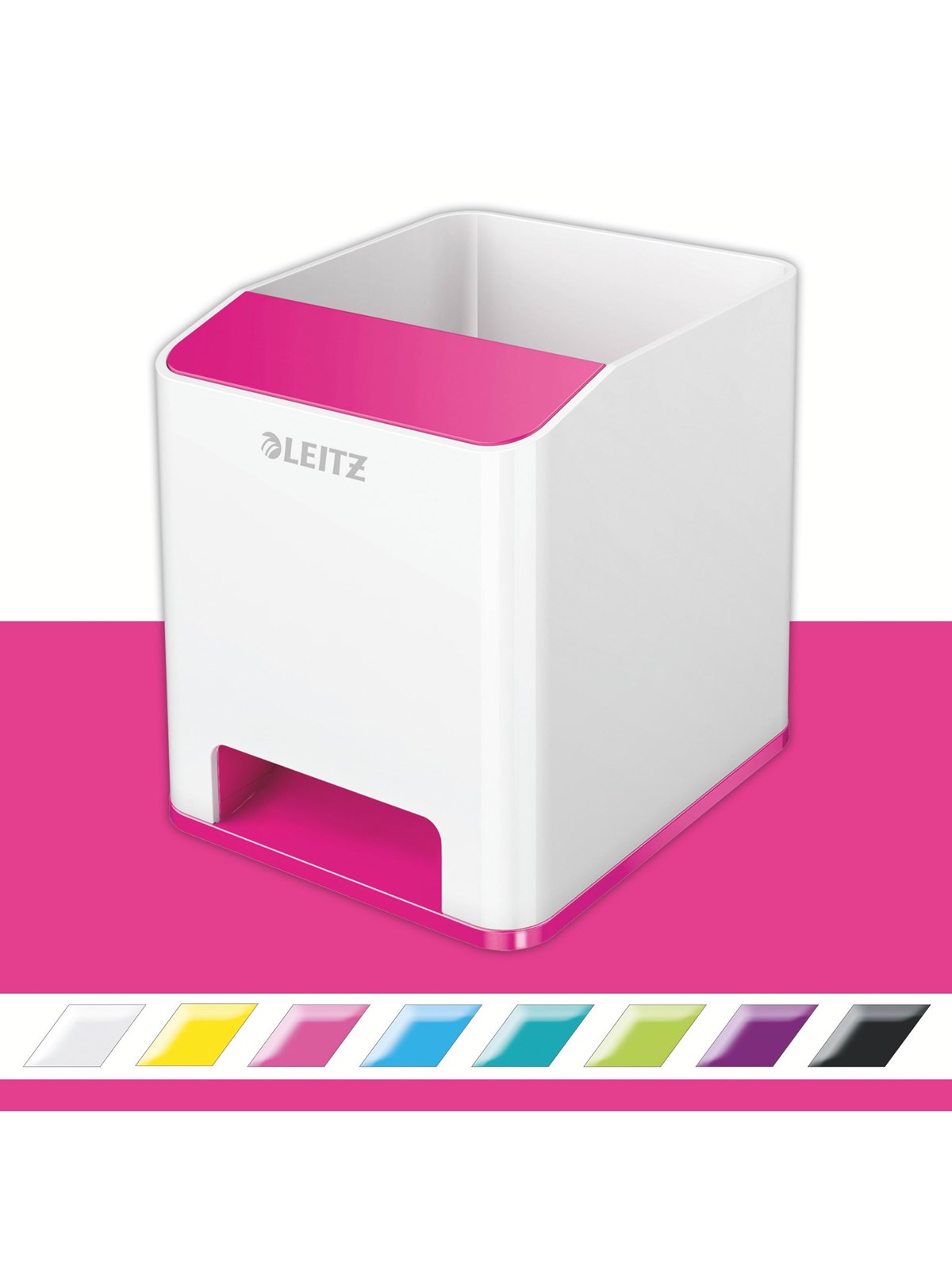 Leitz WOW Sound Stifteköcher Duo Colour Pink