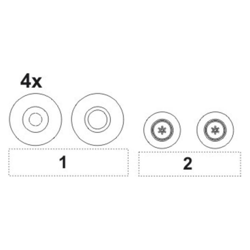 CMK TSR-2 Wheels Set für Airfix Bausatz (129-4229)