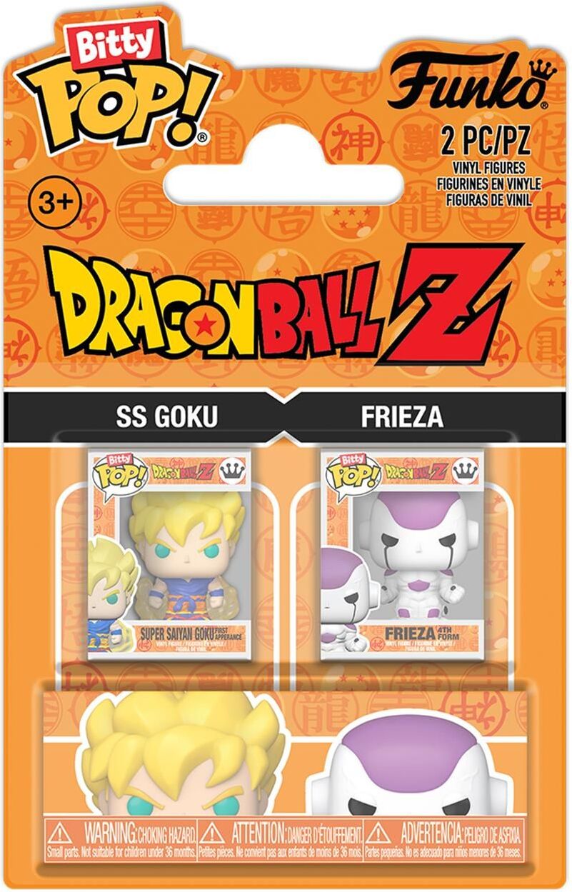 Funko Bitty Pop! 2-Pack: Dragon Ball Z - SS Goku & Frieza Vinyl Figures