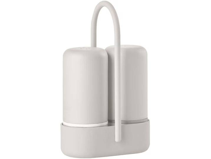 Pfefferstreuer Zone hellgrau Metall H 8.9 cm