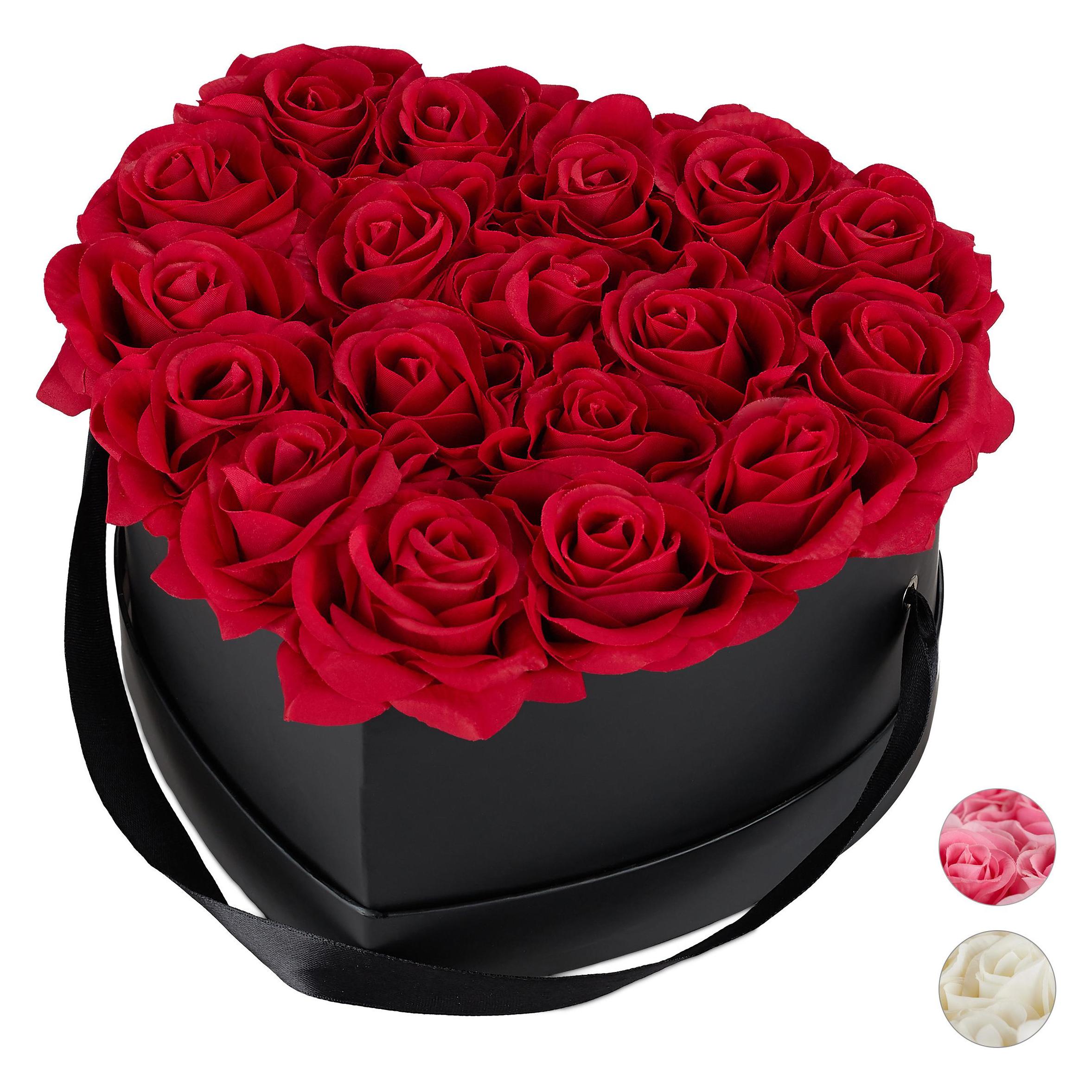 Relaxdays Rosenbox (13 cm) (4052025938154)