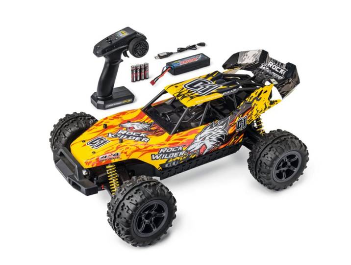 CARSON RC-Buggy Carson 1:8 RC Rock Wilder 100% RTR gelb/rot