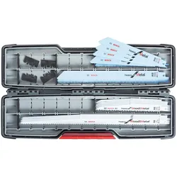 Bosch Professional Zubehör, Sägeblatt, 16-tlg. Säbelsägeblatt-Set, ToughBox für Abrissarbeiten