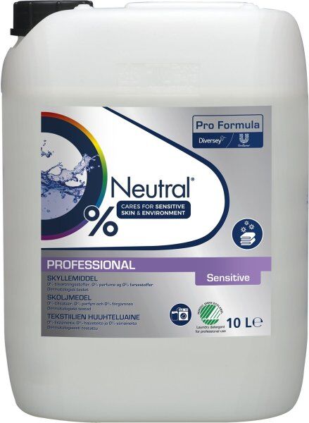 Neutral Pro Skyllemiddel, Sensitive, 10l