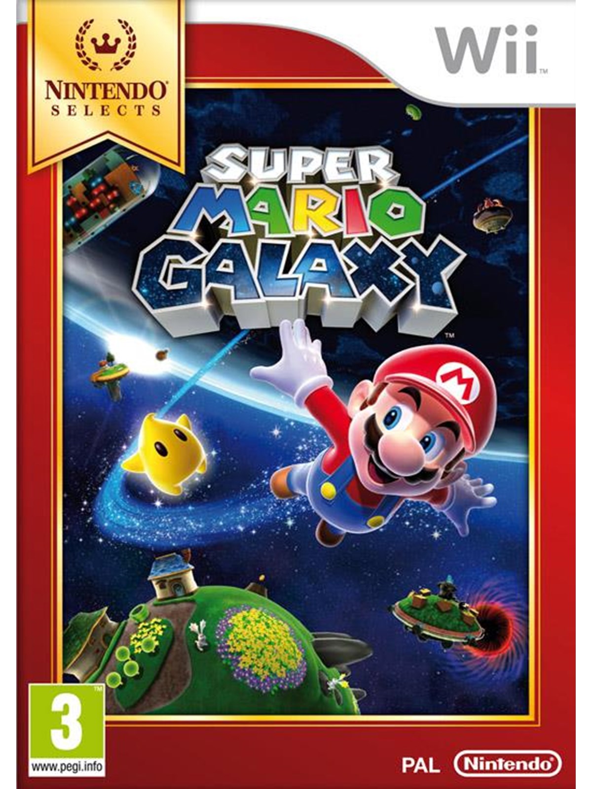 Super Mario Galaxy (Select) - Nintendo Wii - Platformer - PEGI 3