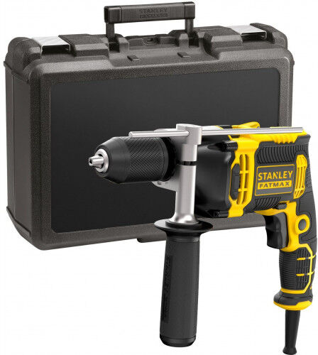 Stanley FMEH750K-QS FatMax Perceuse a percussion (750W/13mm), coffret