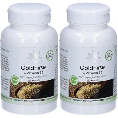 GOLDHIRSE+Vitamin B5 Kapseln 2x 2x250 St