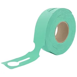 CombiCraft Große Schlaufenetiketten 273x59mm - Grün - 500 Stück pro Rolle