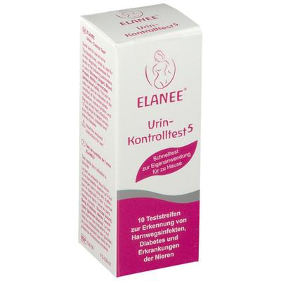 Elanee Urin-Kontrolltest 5 10 St Teststäbchen