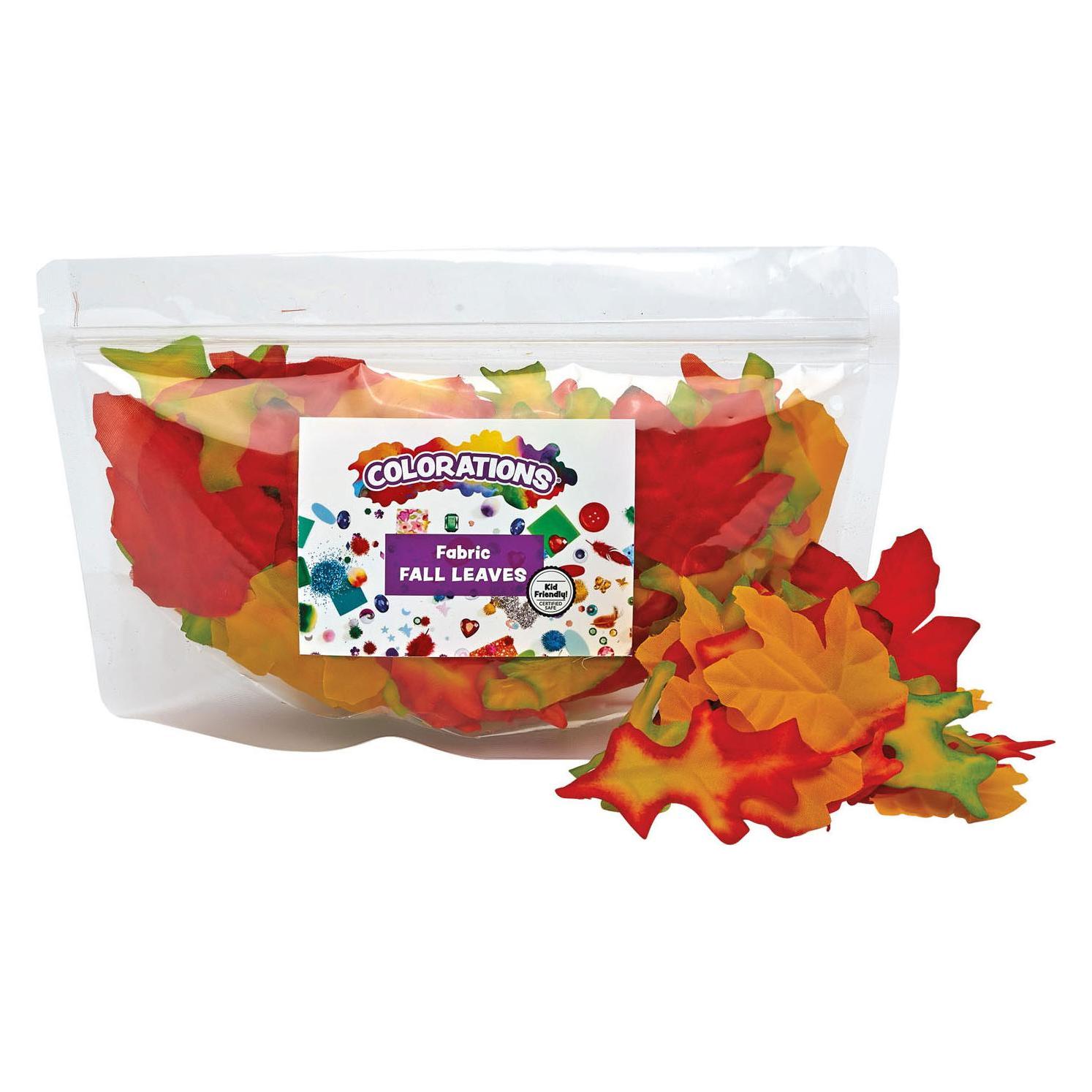 Colorations Färbungen - Herbstblätter aus Stoff, 200 Stück. (44428997)