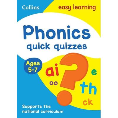 Phonics Quick Quizzes Ages 5-7, Taschenbuch von Collins Easy Learning, HarperCollins, 978-0-00-821244-5