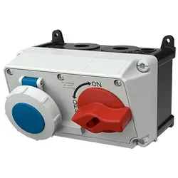 Mennekes 7623 Wanddose DUO,16A4p9h230V,IP67