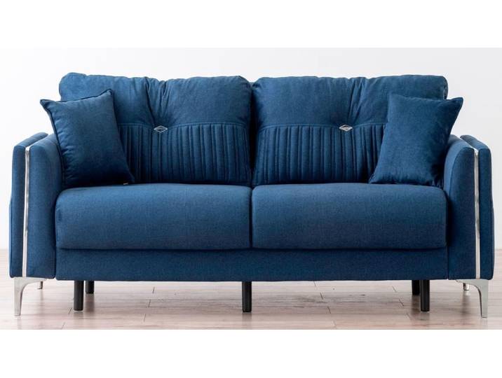 JVmoebel 3-Sitzer Bequemes Sofa in Blau – Elegantes Design und hohe Gemütlichkeit, 1 Teile, Made in Europe
