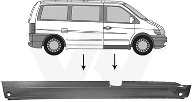 Van Wezel Einstiegblech 3078102 Rechts