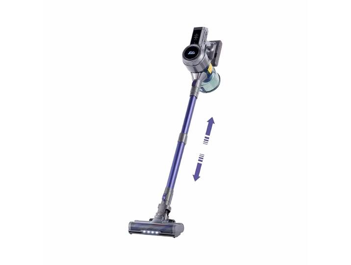 Solis Flexi Vac Cleaner 350 Type 6000 Akkustaubsauger – Akku Staubsauger/Besenstaubsauger – grau / violett
