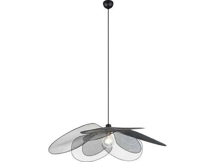 Reality Leuchten Lampe à suspendre FLEURE DH 87x150 cm noir Lampe à suspendre