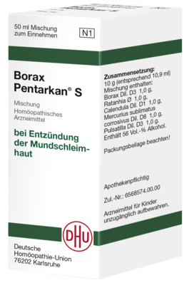 DHU-Arzneimittel GmbH & Co. KG BORAX PENTARKAN S Mischung 50 ml 04780087
