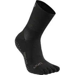 UYN, Unisex, Sportsocken, Runner's Five Grip (39 - 41), Schwarz