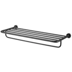 JEE-O Soho Handtuchablage, Hammerschlag schwarz matt, 701-0072 701-0072