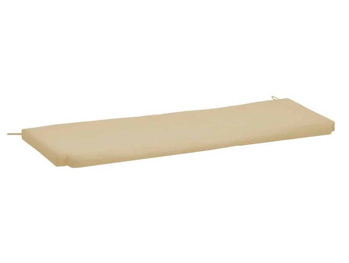 MiaMöbel Kissen - Teak Bank mit Armlehne 120cm 100% Polyester Modern