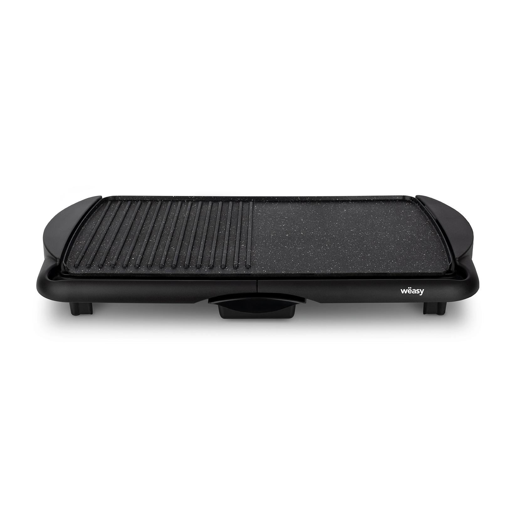 Wëasy STO52 Elektro-Grillplatte, Antihaftbeschichtet, Teppanyaki-Grillplatte, 2000 W