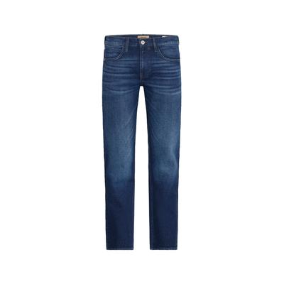 Regular-fit-Jeans BLEND "Regular-fit-Jeans BHRock", Herren, Gr. 30/34, Länge 34, blau (denim dunkelblau), Obermaterial: 99% Baumwolle CO. 1% Elasthan EL., Jeans