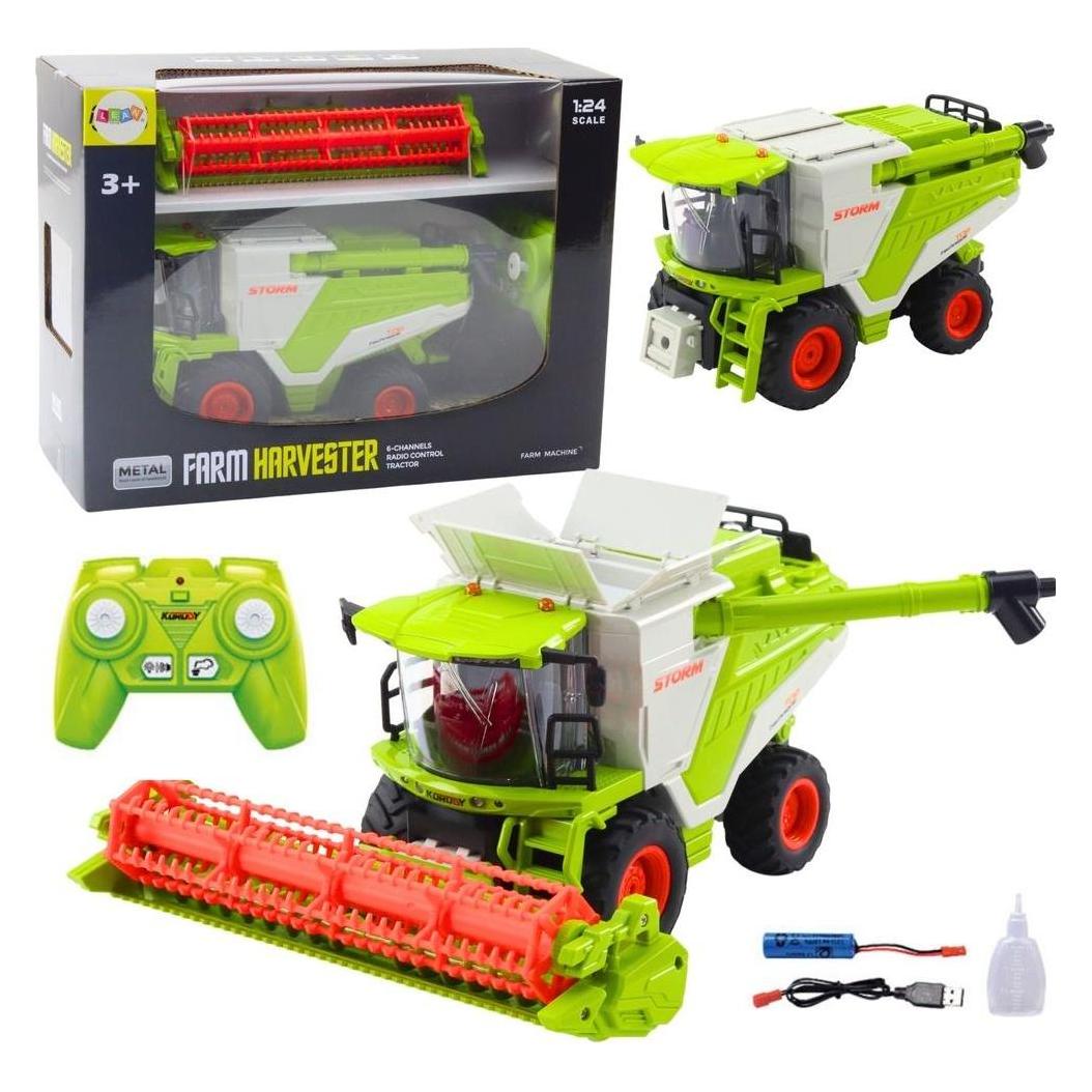 Lean Toys Ferngesteuerter 2in1-Mähdrescher (58212947)