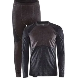 CRAFT Herren Unterwäsche Set CORE WOOL MIX SET M, Größe M in Schwarz Schwarz