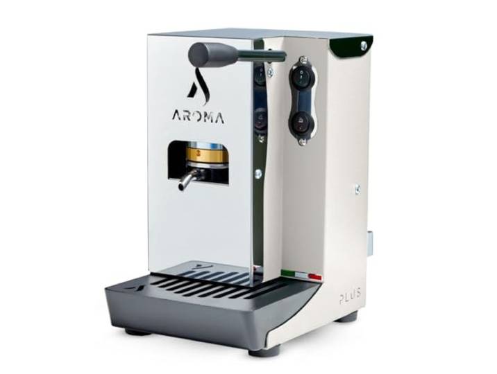 Aroma Plus+ Espressomaschine Kaffeepads ESE 44 (Weiß)