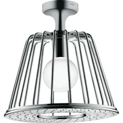 Hansgrohe Axor LampShower/Nendo Kopfbrause mit Deckenanschluss, Chrom, 275 mm, Rain Strahl, integrierte LED-Beleuchtung